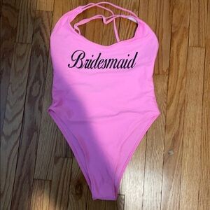 Bridesmaid One Piece Swimsuit